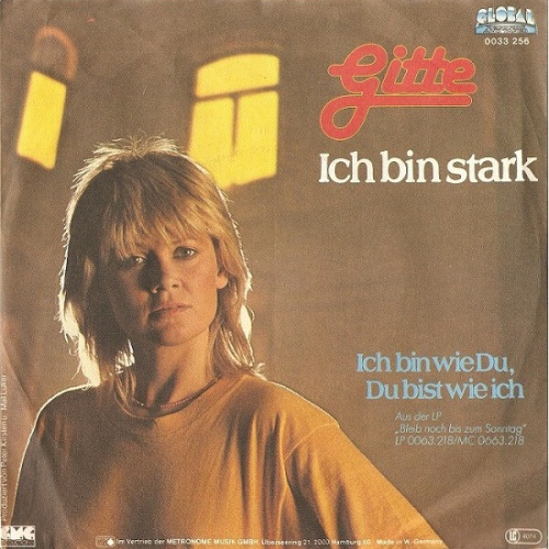 7", Single Gitte* - Ich Bin Stark