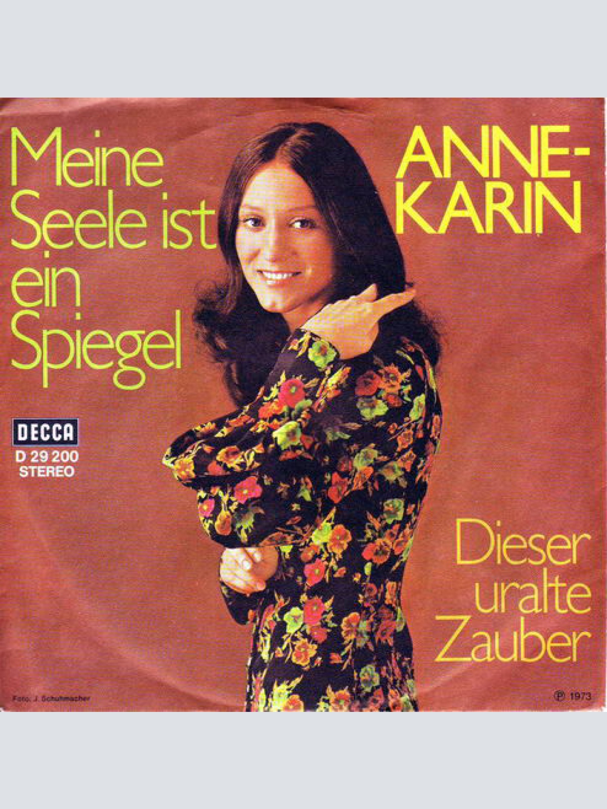 7", Single Anne Karin - Meine Seele Ist Ein Spiegel