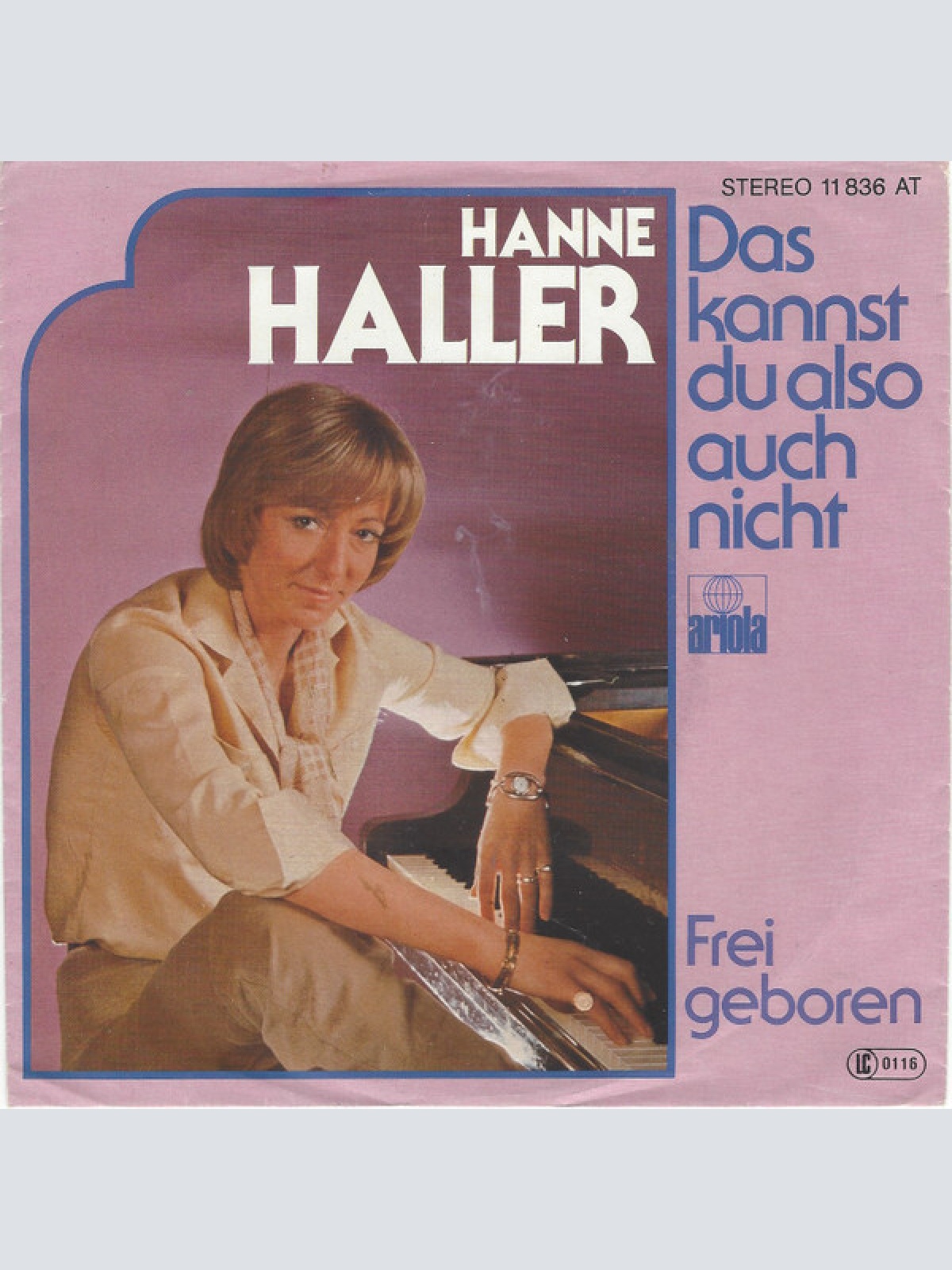 7", Single Hanne Haller - Das Kannst Du Also Auch Nicht