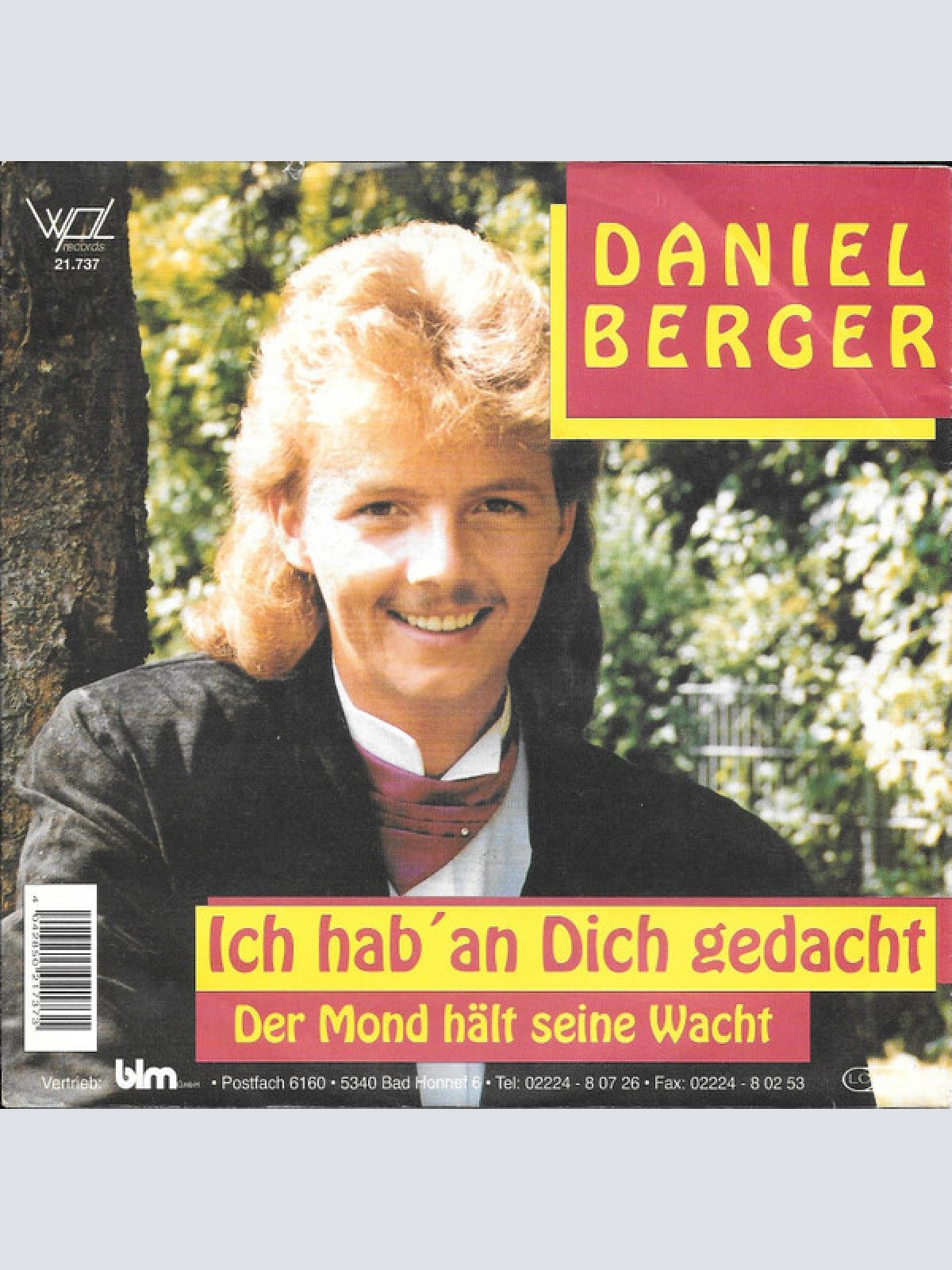 7", Single Daniel Berger (3) - Ich Hab' An Dich Gedacht