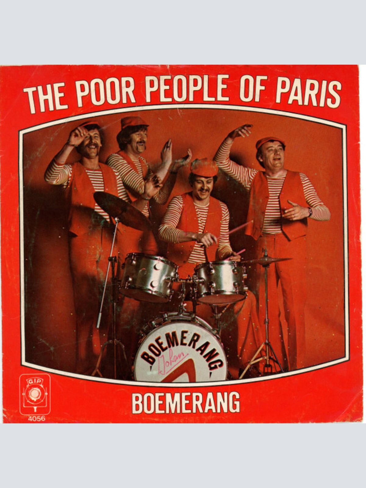 7", Single Boemerang - The Poor People Of Paris