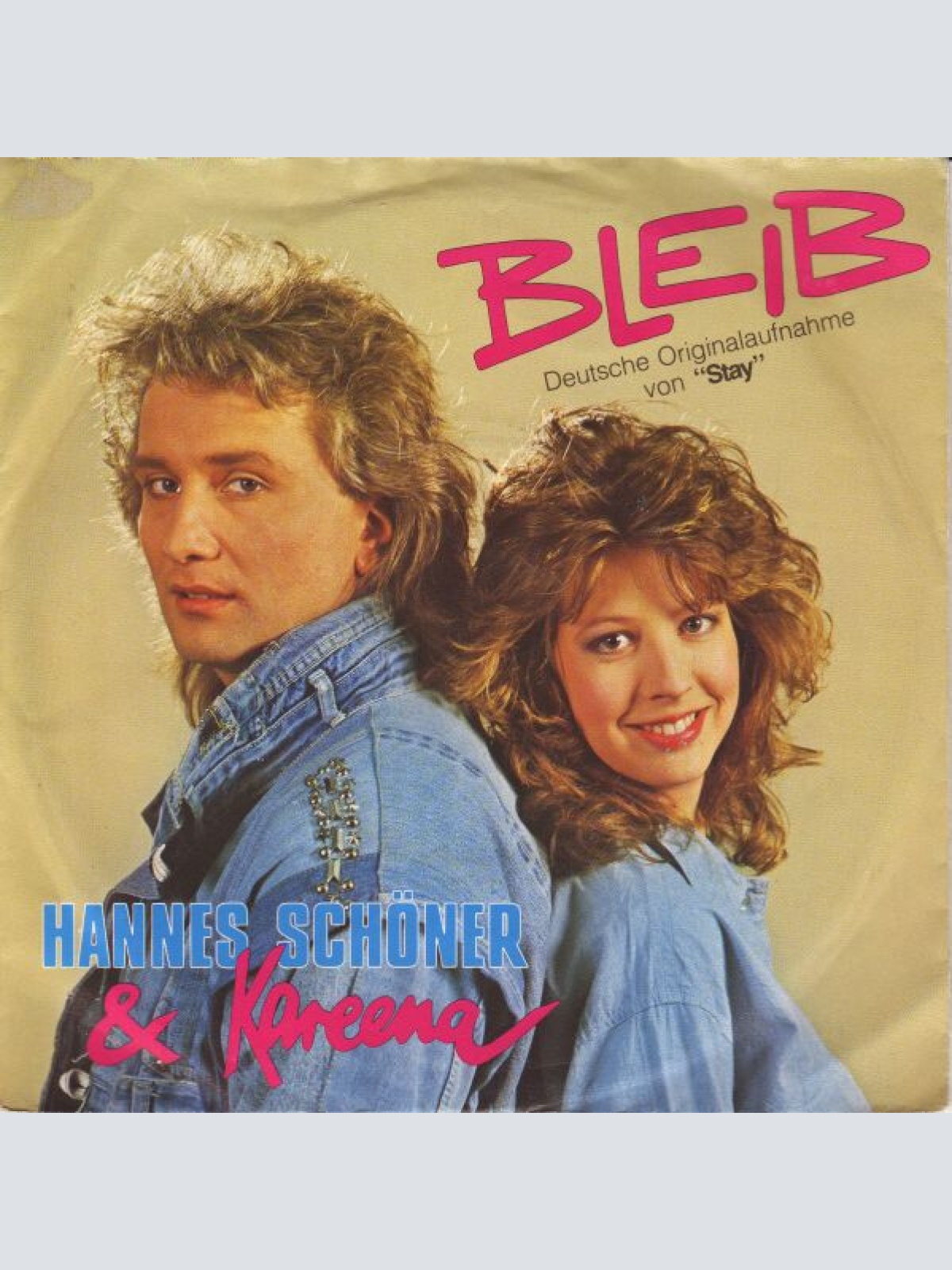 7", Single Hannes Schöner & Kareena - Bleib
