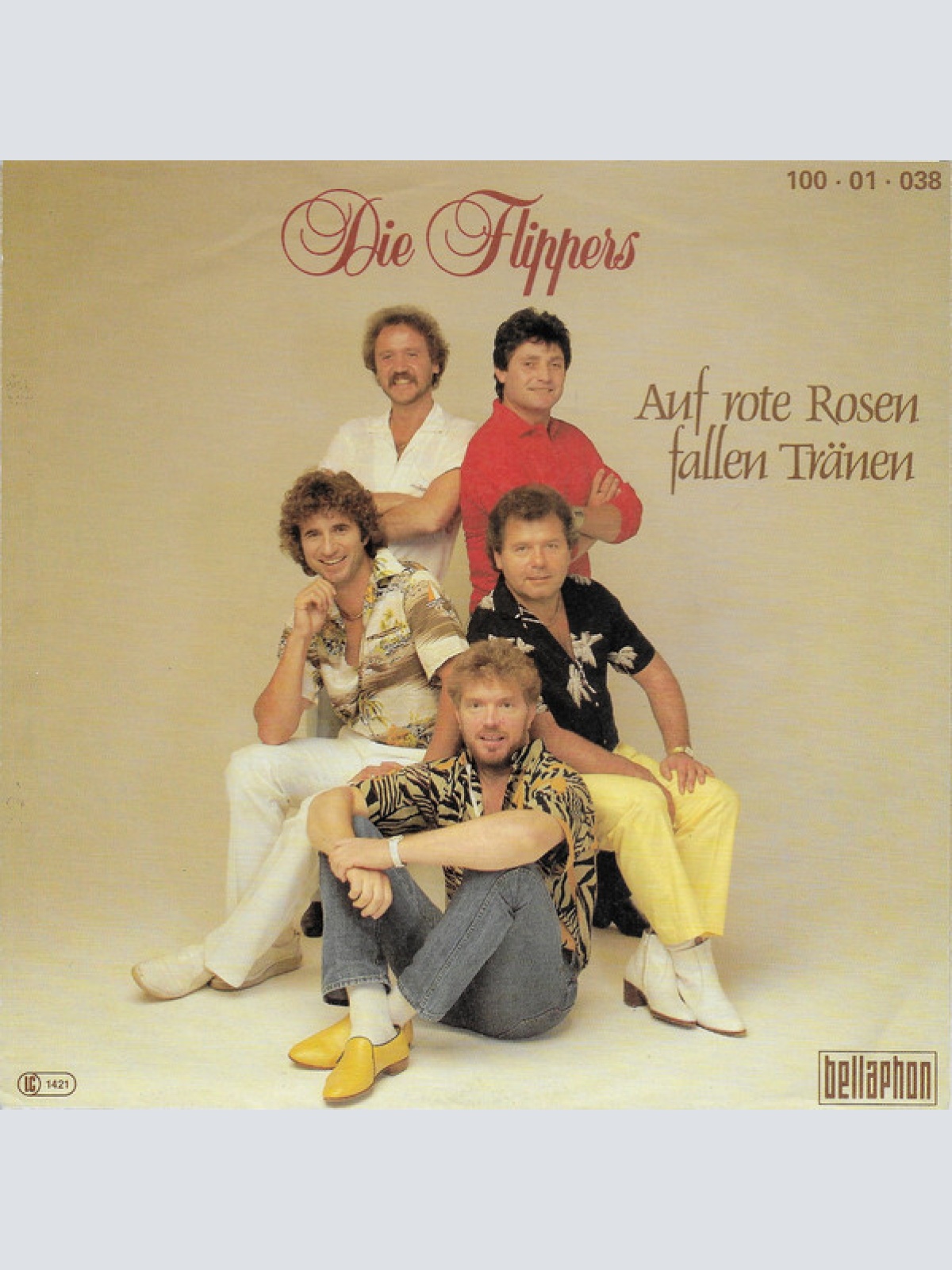 7", Single Die Flippers - Auf Rote Rosen Fallen Tränen
