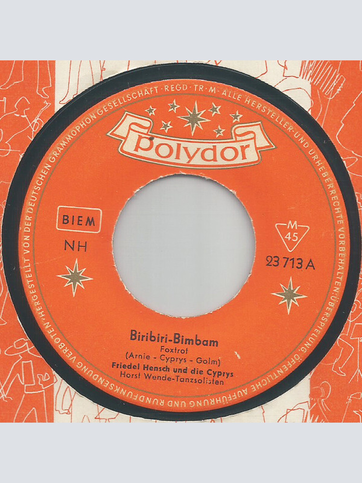 7", Single, Mono Friedel Hensch Und Die Cyprys - Biribiri-Bimbam