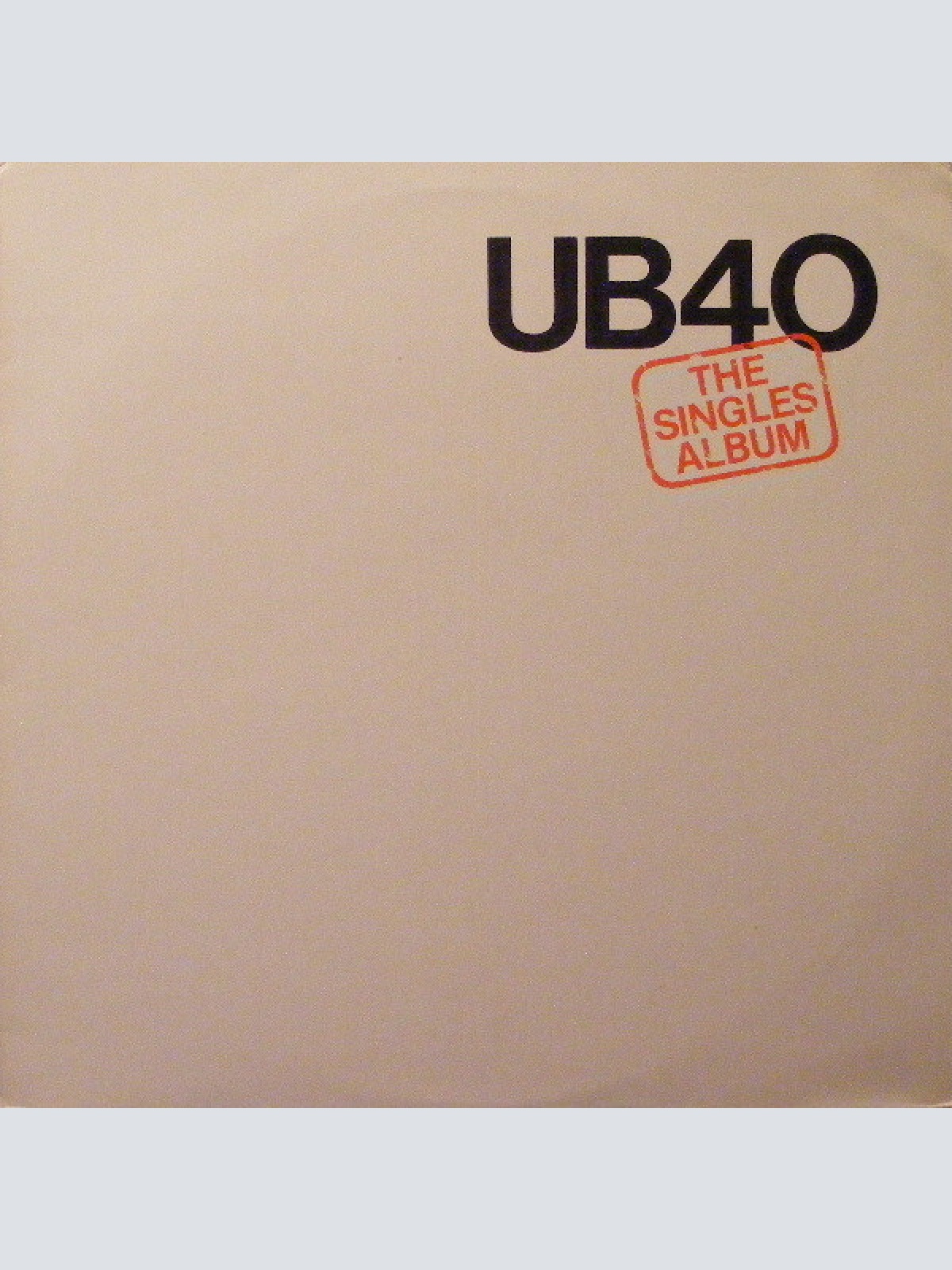 LP, Comp UB40 - The Singles Album