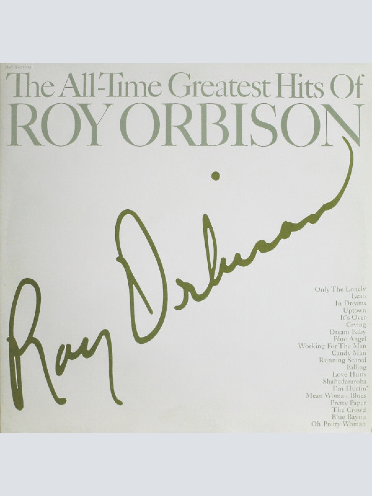 2xLP, Comp, RP, Gat Roy Orbison - The All-Time Greatest Hits Of