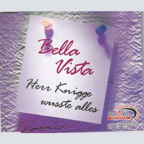 CD, Single, Promo Bella Vista (3) - Herr Knigge Wusste Alles