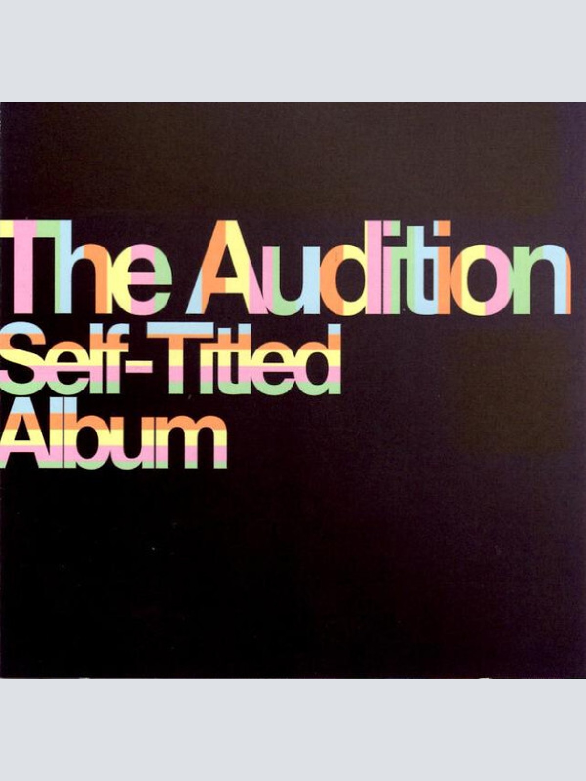 CD, Album The Audition - Self-Titled Album