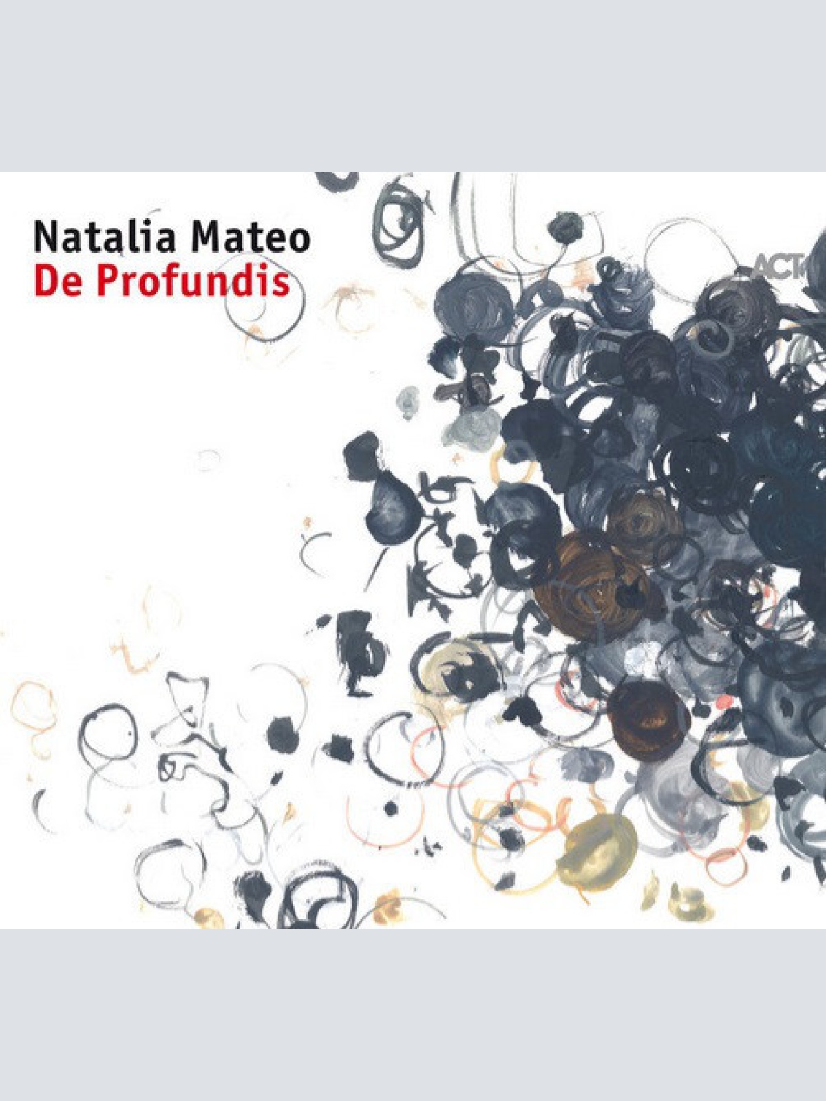 CD, Album Natalia Mateo - De Profundis
