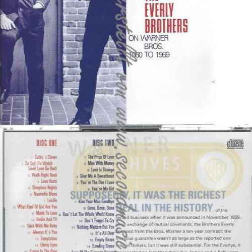 CD--Everly Brothers  --Walk Right Back -