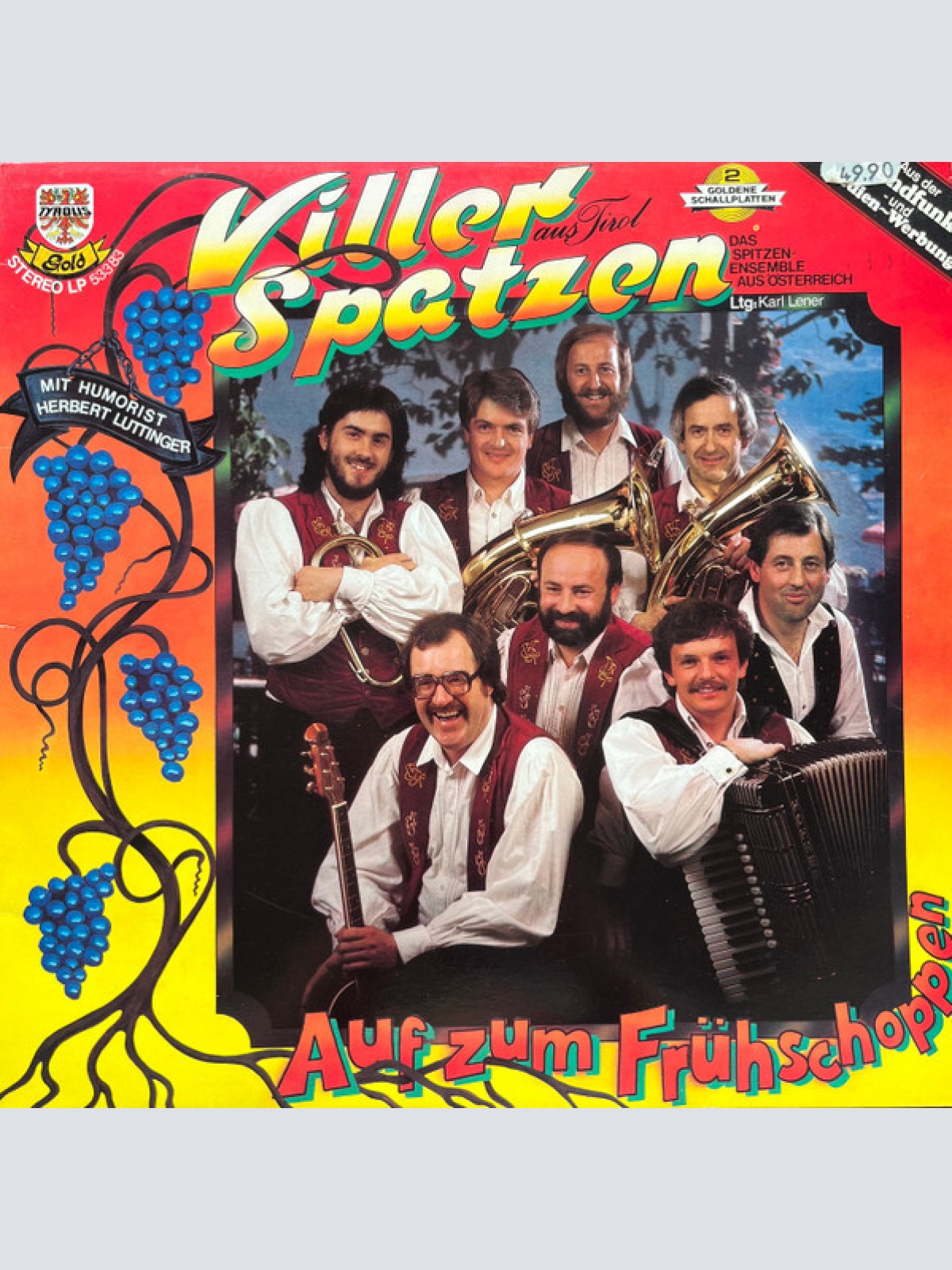 LP Viller Spatzen Mit Humorist Herbert Luttinger - Auf Zum Frühschoppen