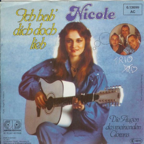 7", Single Nicole (2), Trio - Ich Hab' Dich Doch Lieb