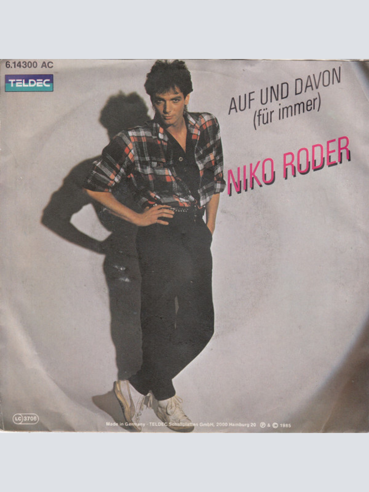 7", Single Niko Roder* - Auf Und Davon (Für Immer)