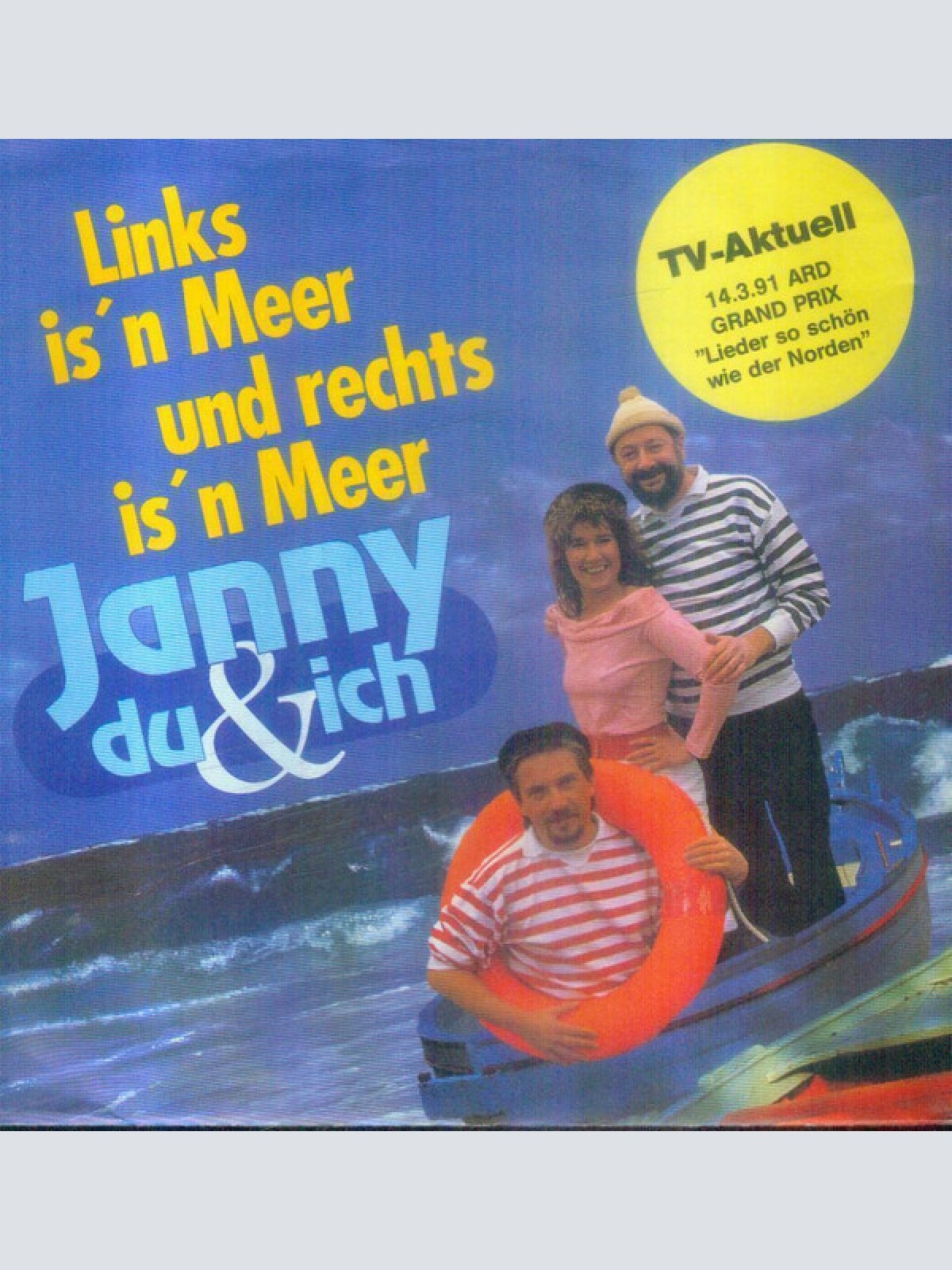 7" Janny, Du & Ich - Links Is'n Meer Und Rechts Is'n Meer