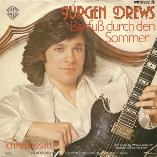 7", Single Jürgen Drews - Barfuß Durch Den Sommer