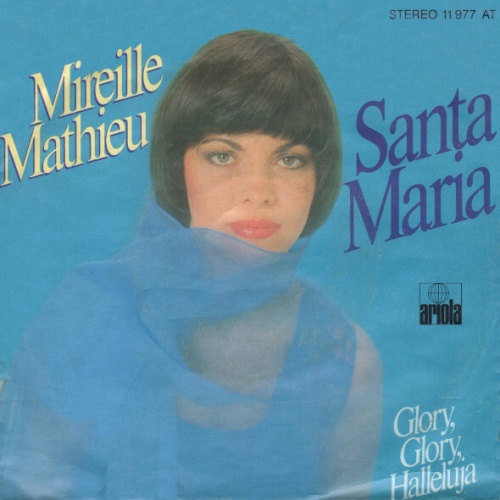 7", Single Mireille Mathieu - Santa Maria