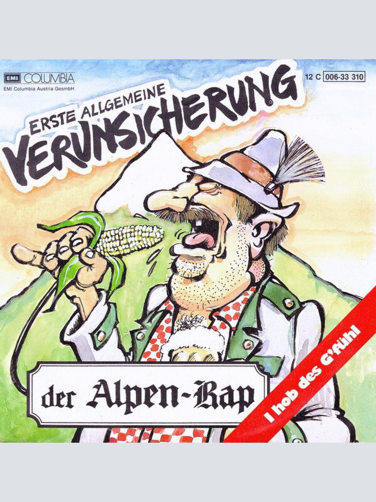 7", Single Erste Allgemeine Verunsicherung* - Der Alpen-Rap