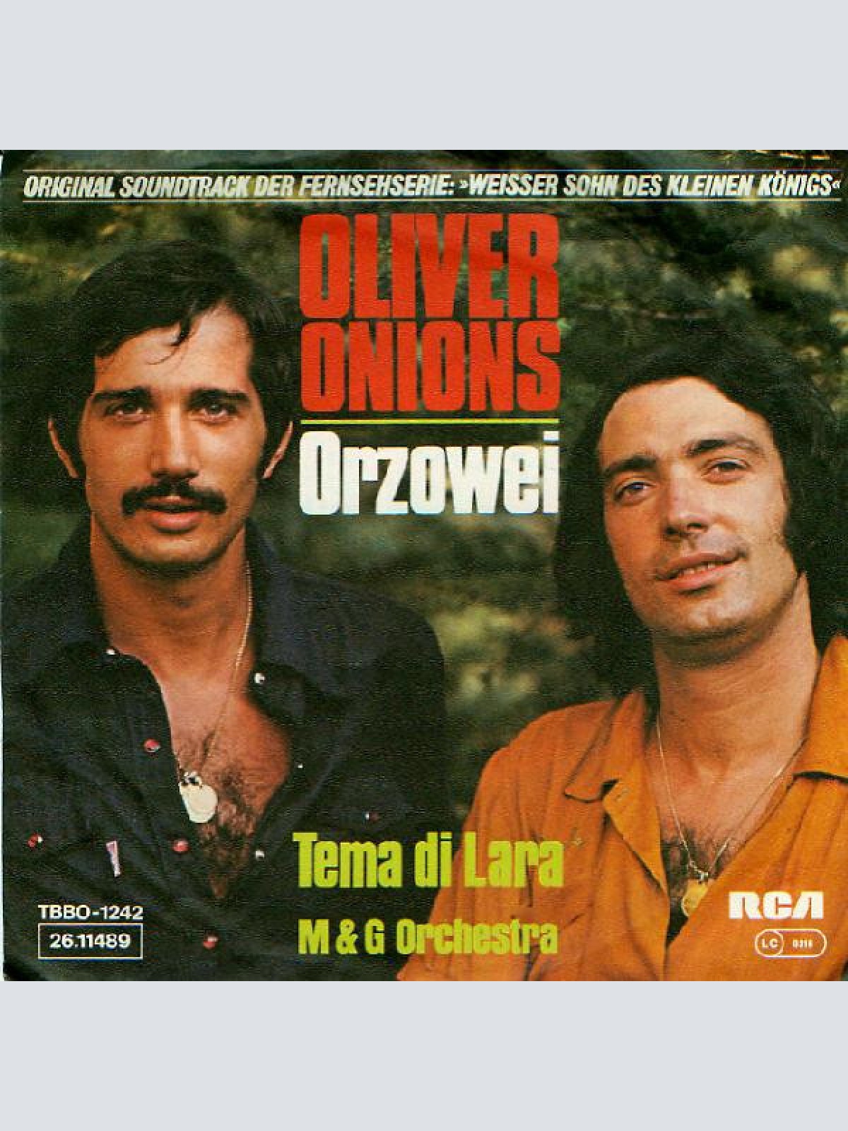 7", Single Oliver Onions / M & G Orchestra* - Orzowei / Tema Di Lara