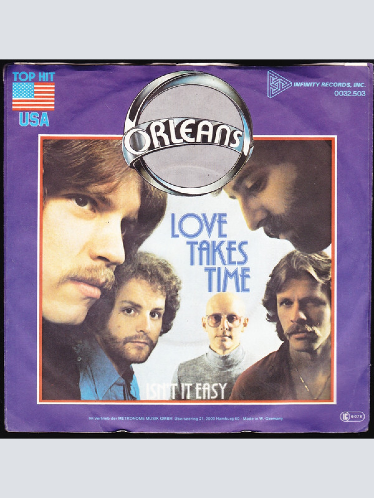 7", Single Orleans - Love Takes Time