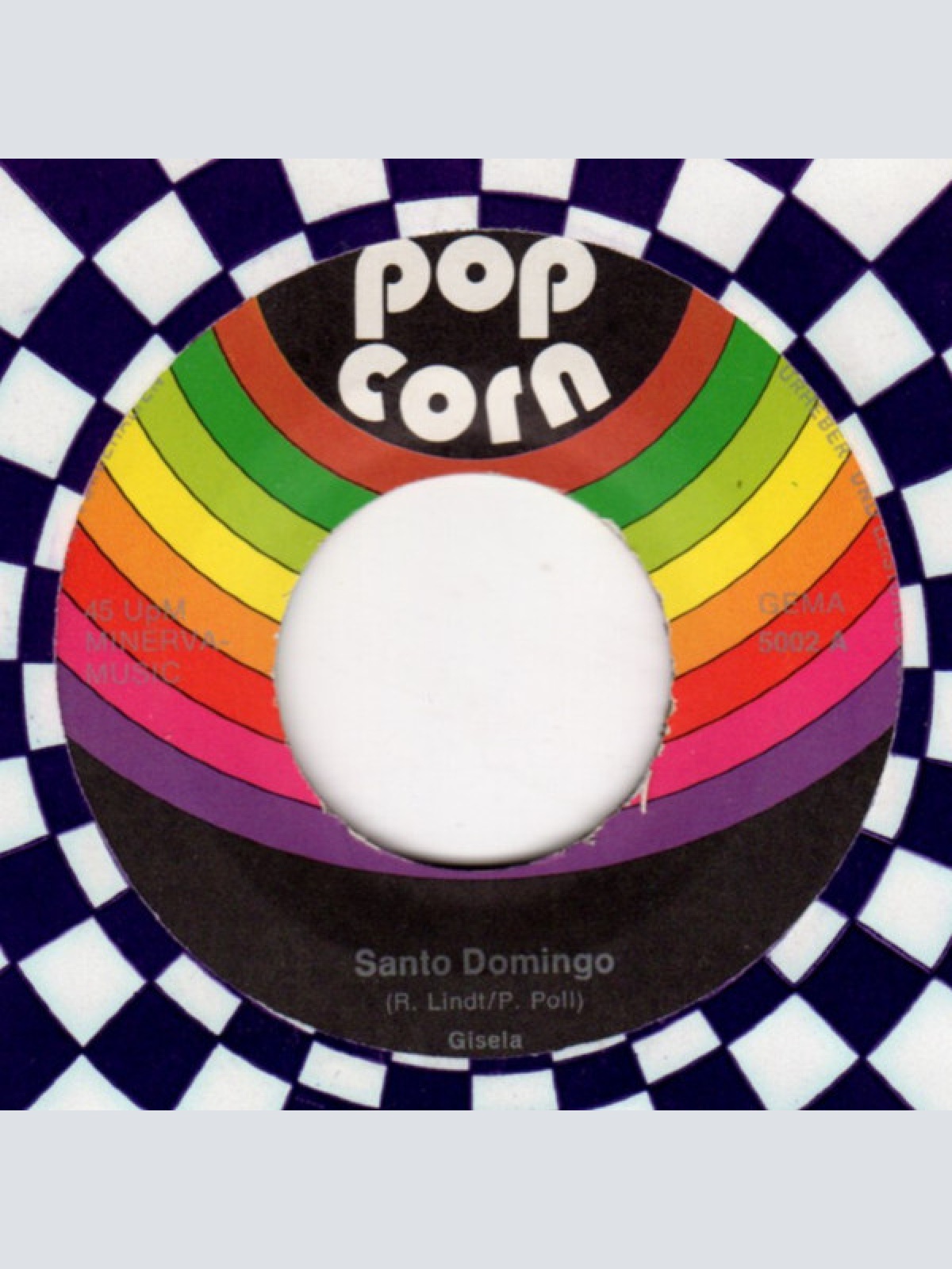 7", Single Gisela (10) - Santo Domingo / Adios Mama