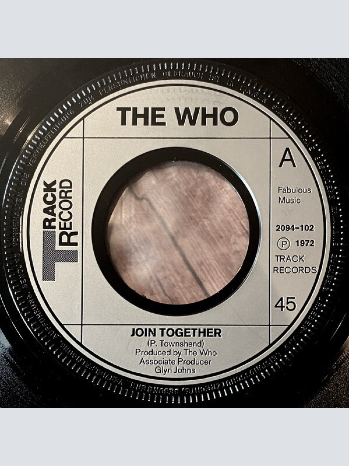 7", Single The Who - Join Together