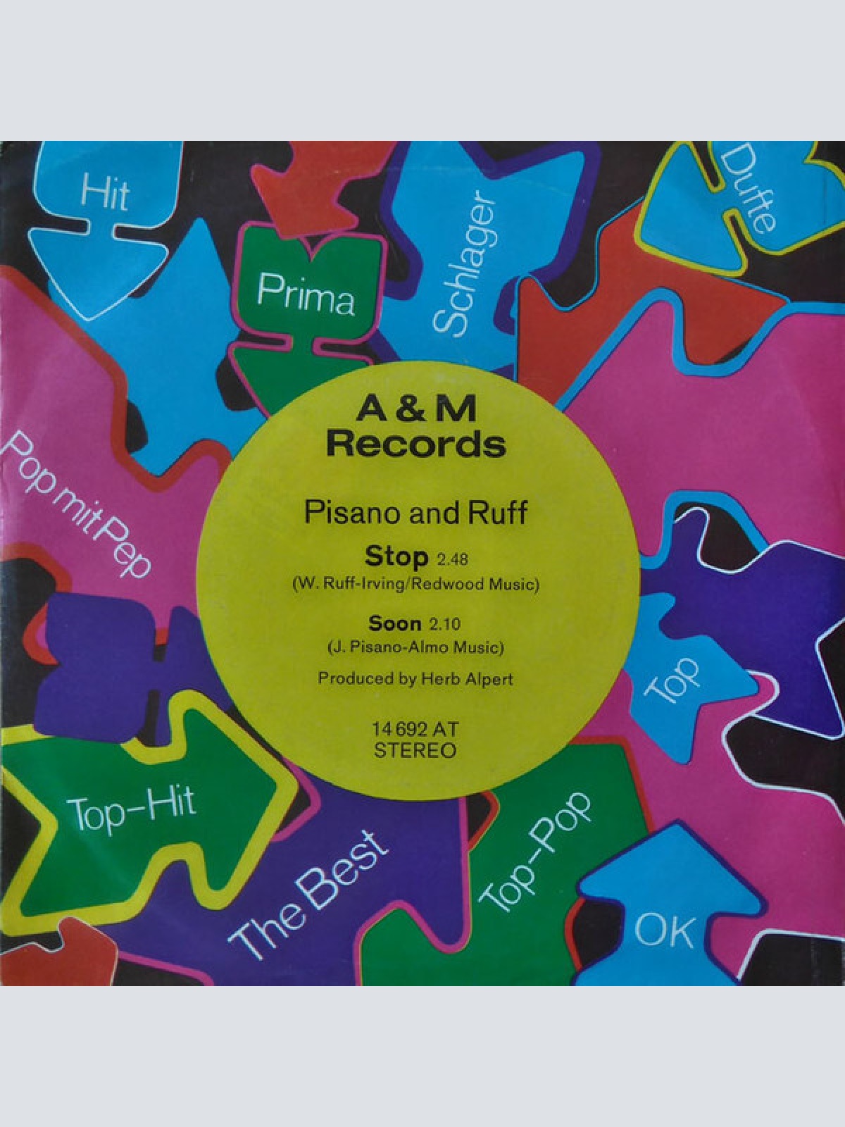 7", Single Pisano & Ruff - Stop