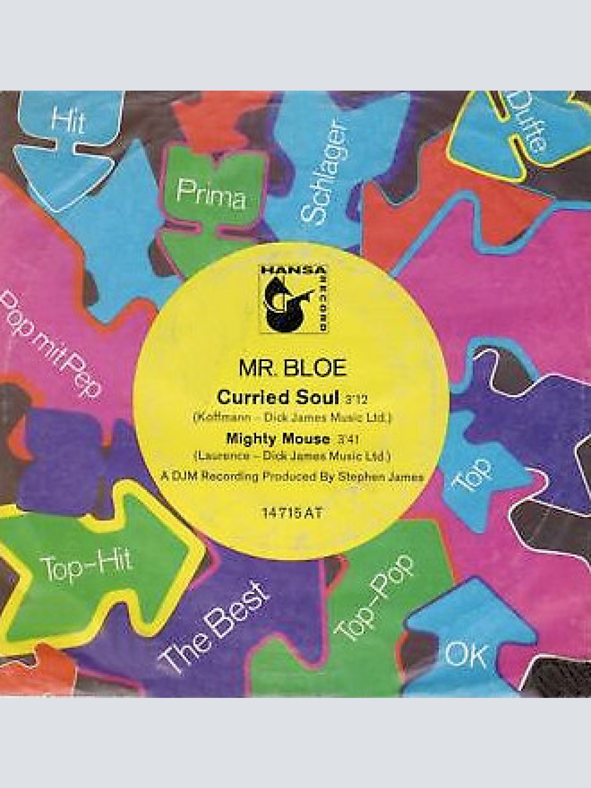 7", Single Mr. Bloe - Curried Soul