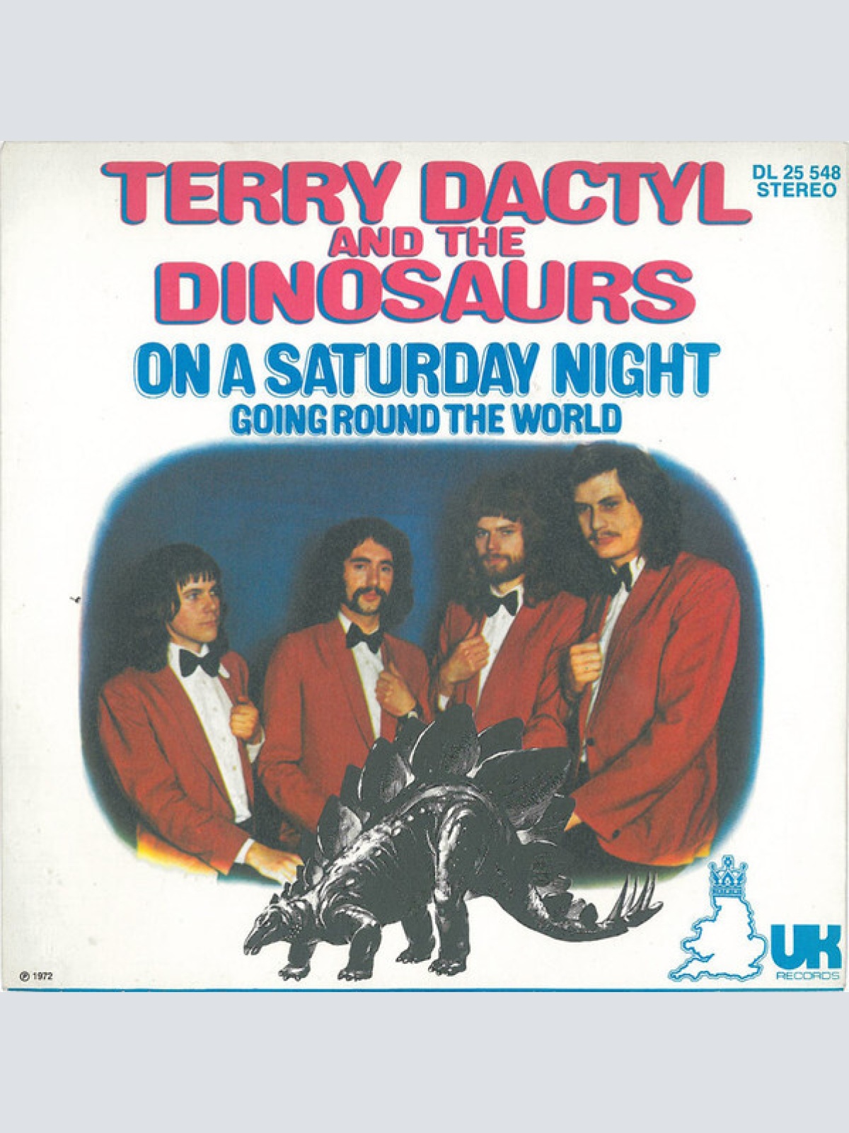 7", Single, Promo Terry Dactyl And The Dinosaurs - On A Saturday Night