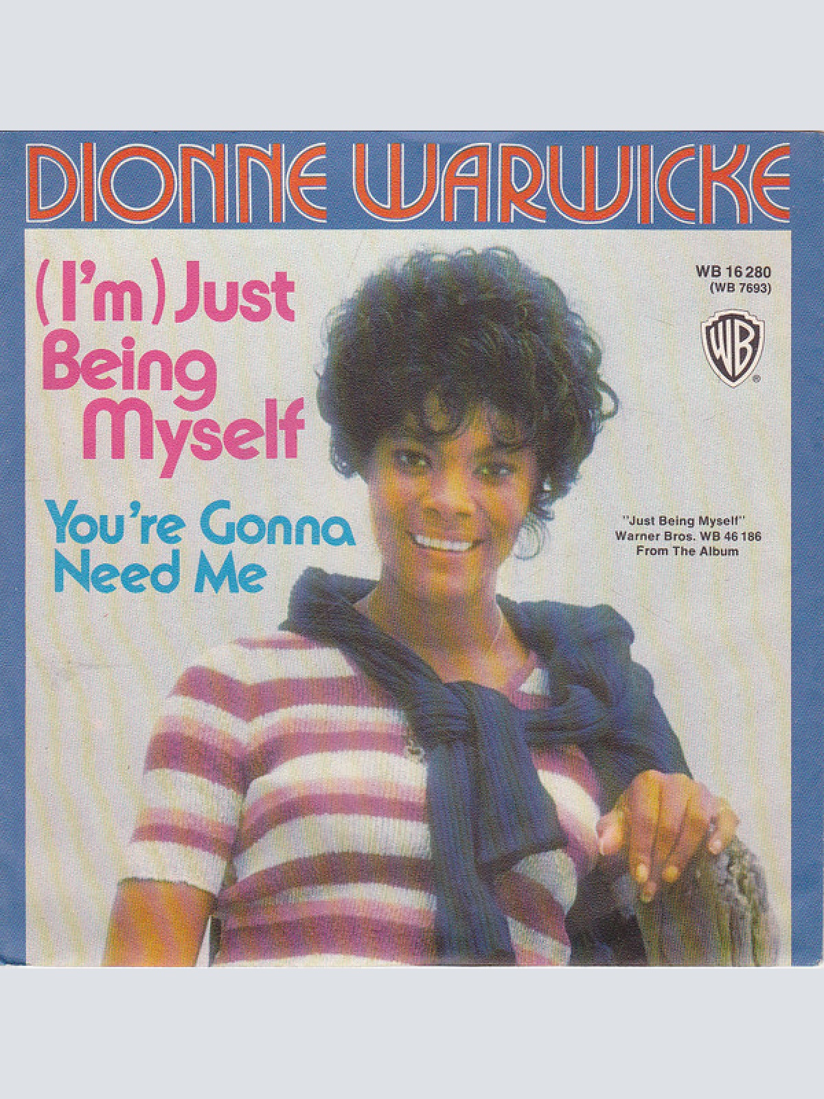 7", Promo Dionne Warwicke* - (I'm) Just Being Myself