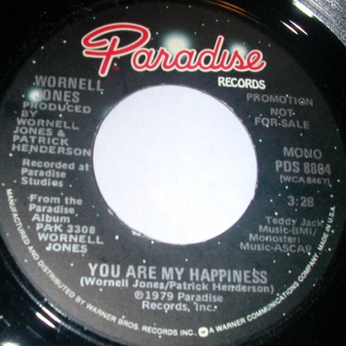 7", Mono, Promo Wornell Jones - You Are My Happiness