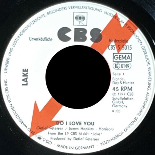 7", Single, Promo Lake (2) - Do I Love You