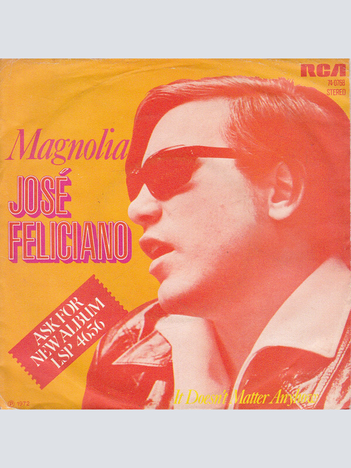 7", Single, Promo José Feliciano - Magnolia