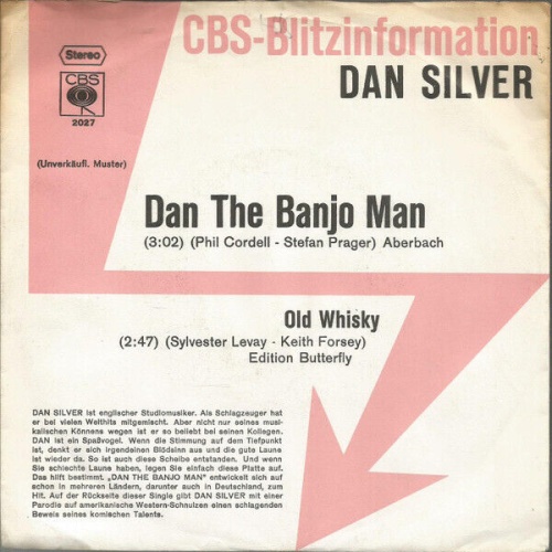 7", Single, Promo Dan Silver (3) - Dan The Banjo Man