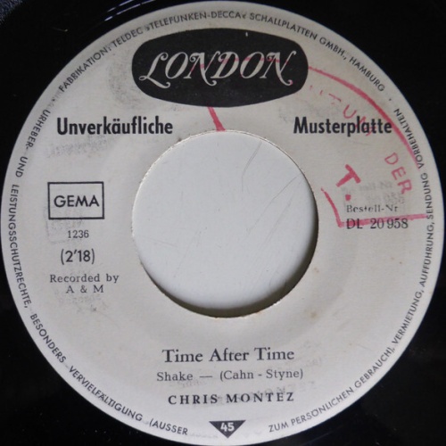 7", Single, Promo Chris Montez - Time After Time