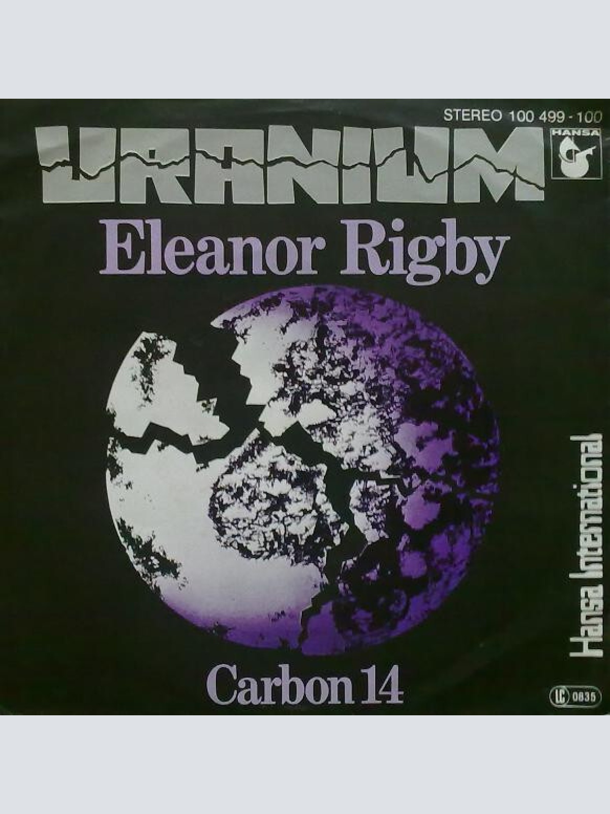 7", Single Uranium (3) - Eleanor Rigby