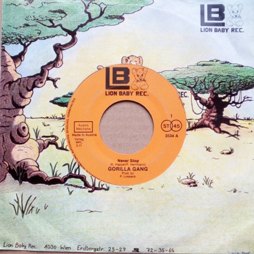 Gorilla Gang (2) - Never Stop (7", Single)