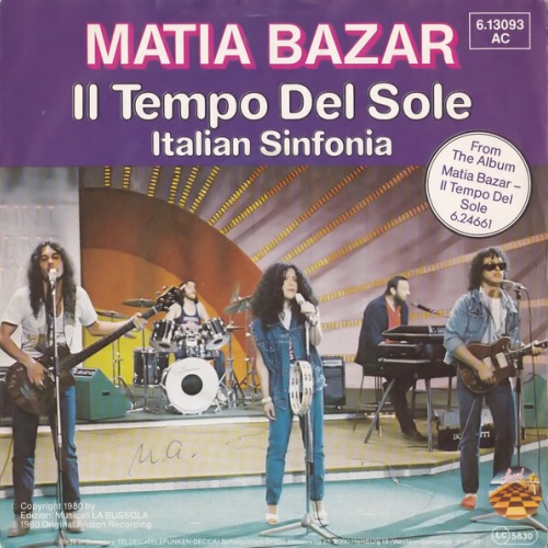 7" Matia Bazar - Il Tempo Del Sole