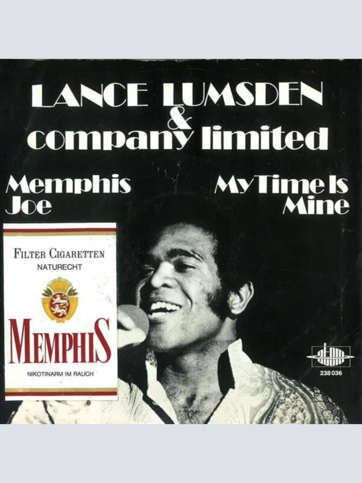 7", Single Lance Lumsden & Company Limited - Memphis Joe / My Time Is Mine