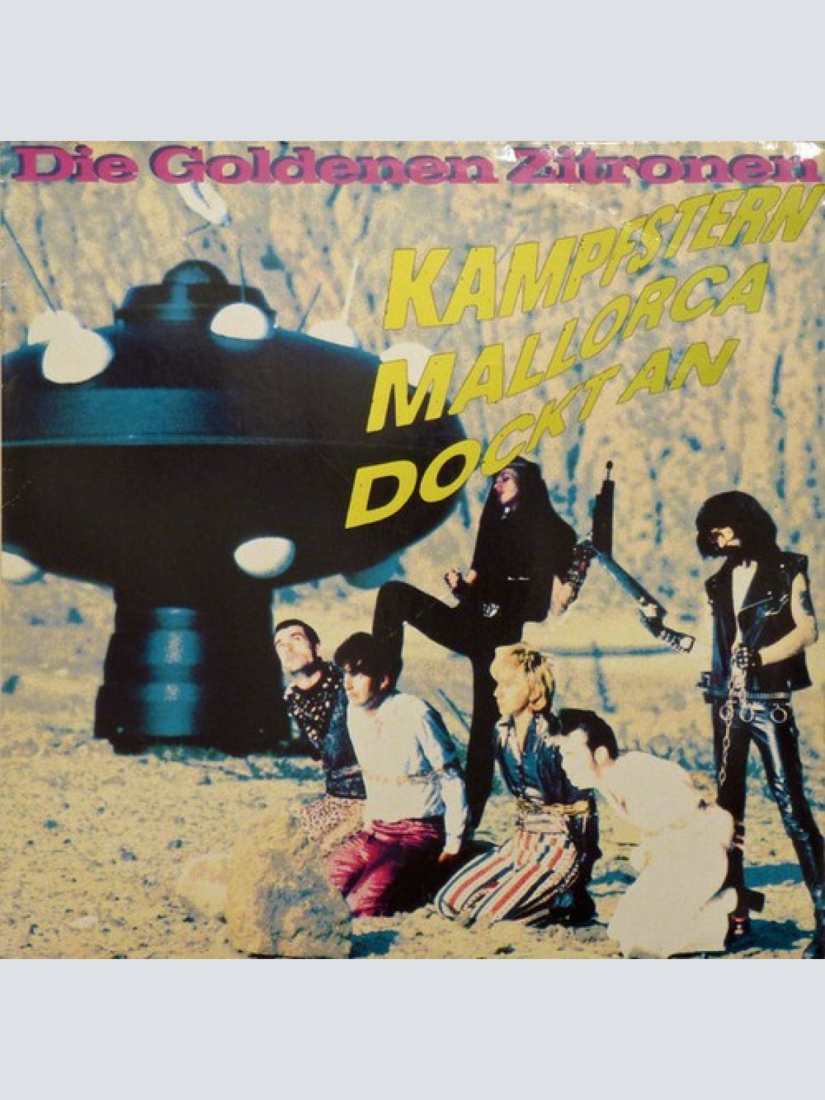 LP, Album Die Goldenen Zitronen - Kampfstern Mallorca Dockt An