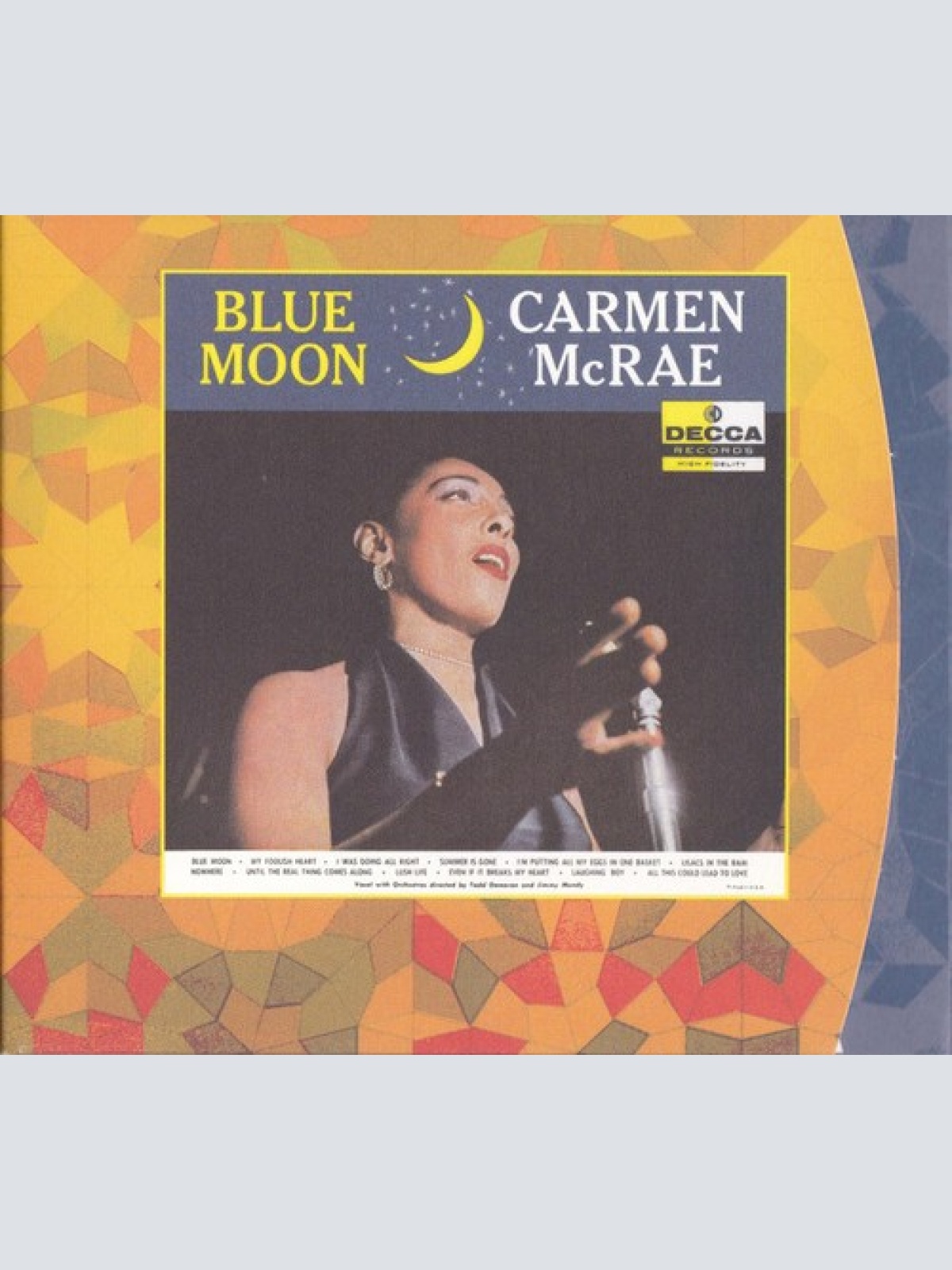 CD, Album, RE, RM, 24  Carmen McRae - Blue Moon