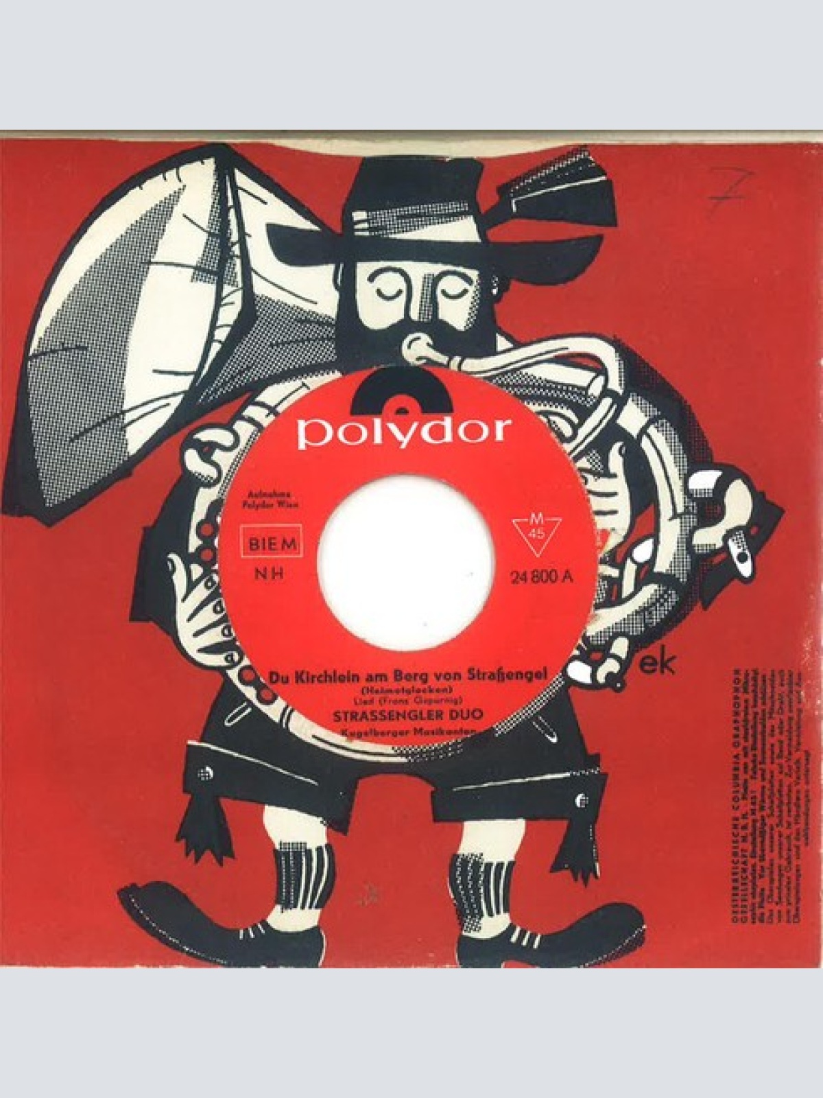 7", Single, Mono Strassengler Duo, Kugelberger Musikanten* - Du Kirchlein Am ...