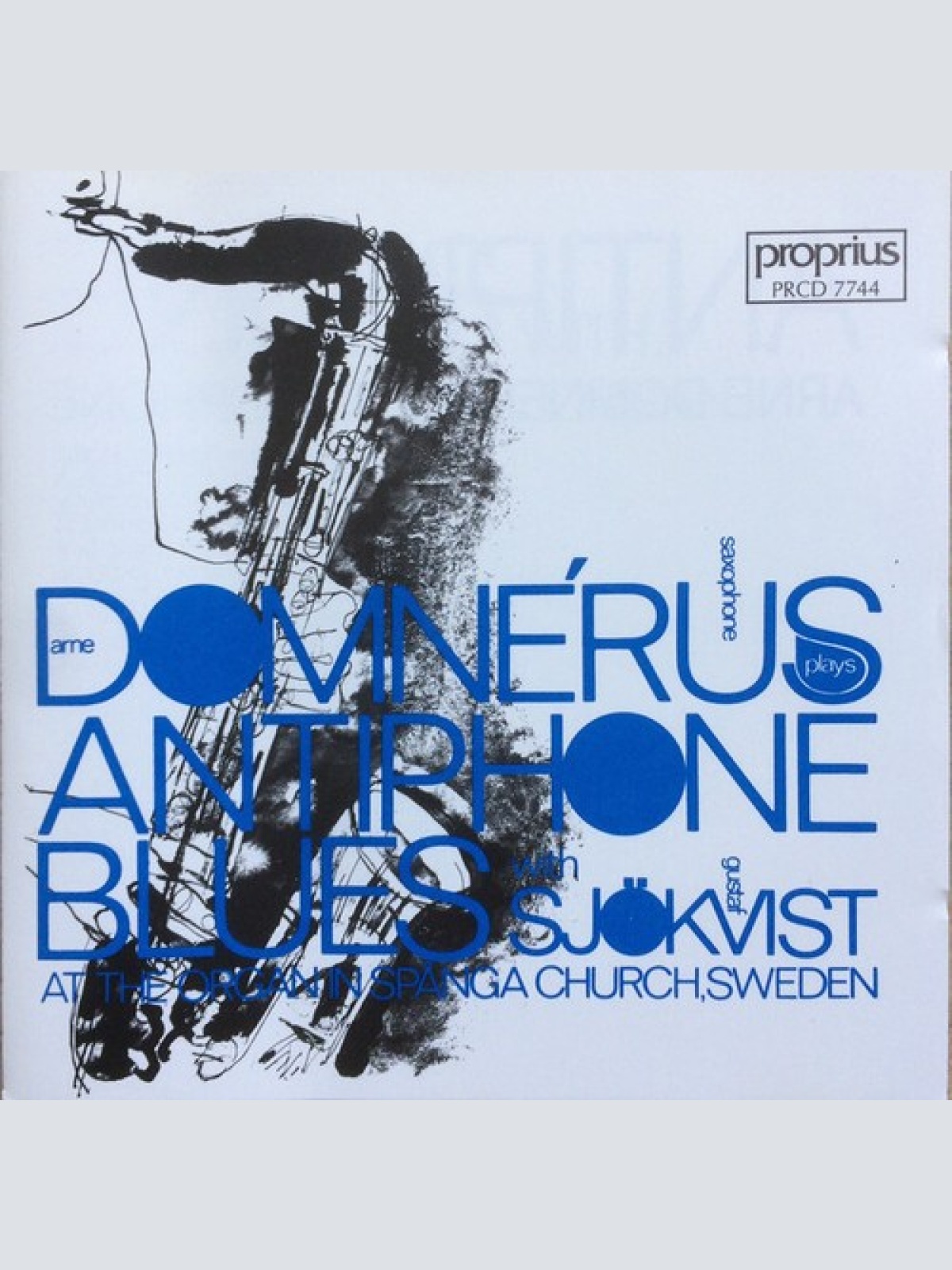 CD, Album, RE Arne Domnérus, Gustaf Sjökvist - Antiphone Blues