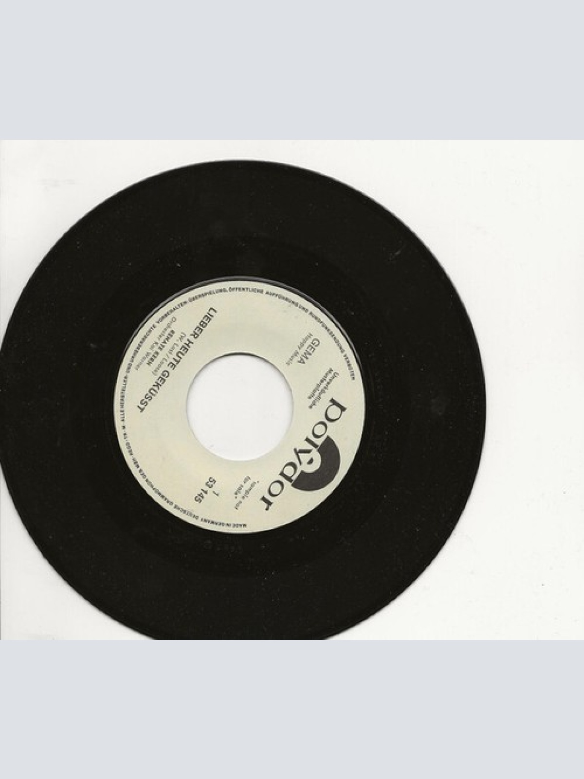 7", Single, Promo Renate Kern - Lieber Heute Geküsst