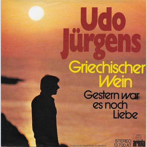 7", Single Udo Jürgens - Griechischer Wein