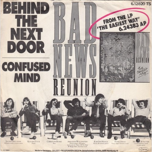 7", Single, Promo Bad News Reunion - Behind The Next Door