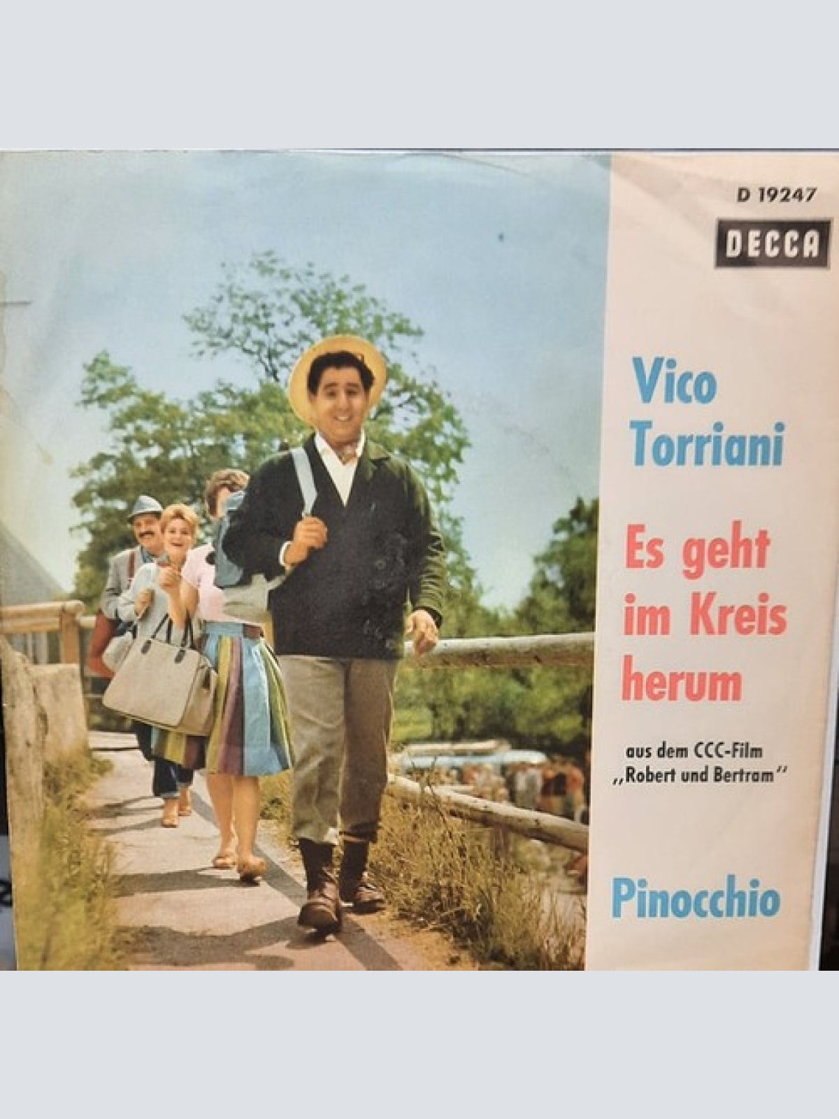 7", Promo Vico Torriani - Es Geht Im Kreis Herum