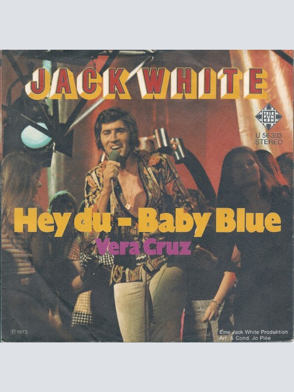 7", Single, Promo Jack White - Hey Du - Baby Blue