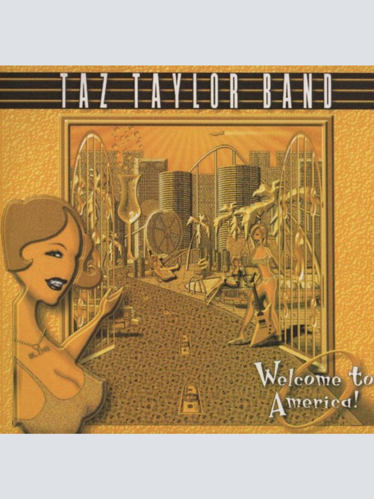 CD, Album, Promo Taz Taylor Band - Welcome To America!