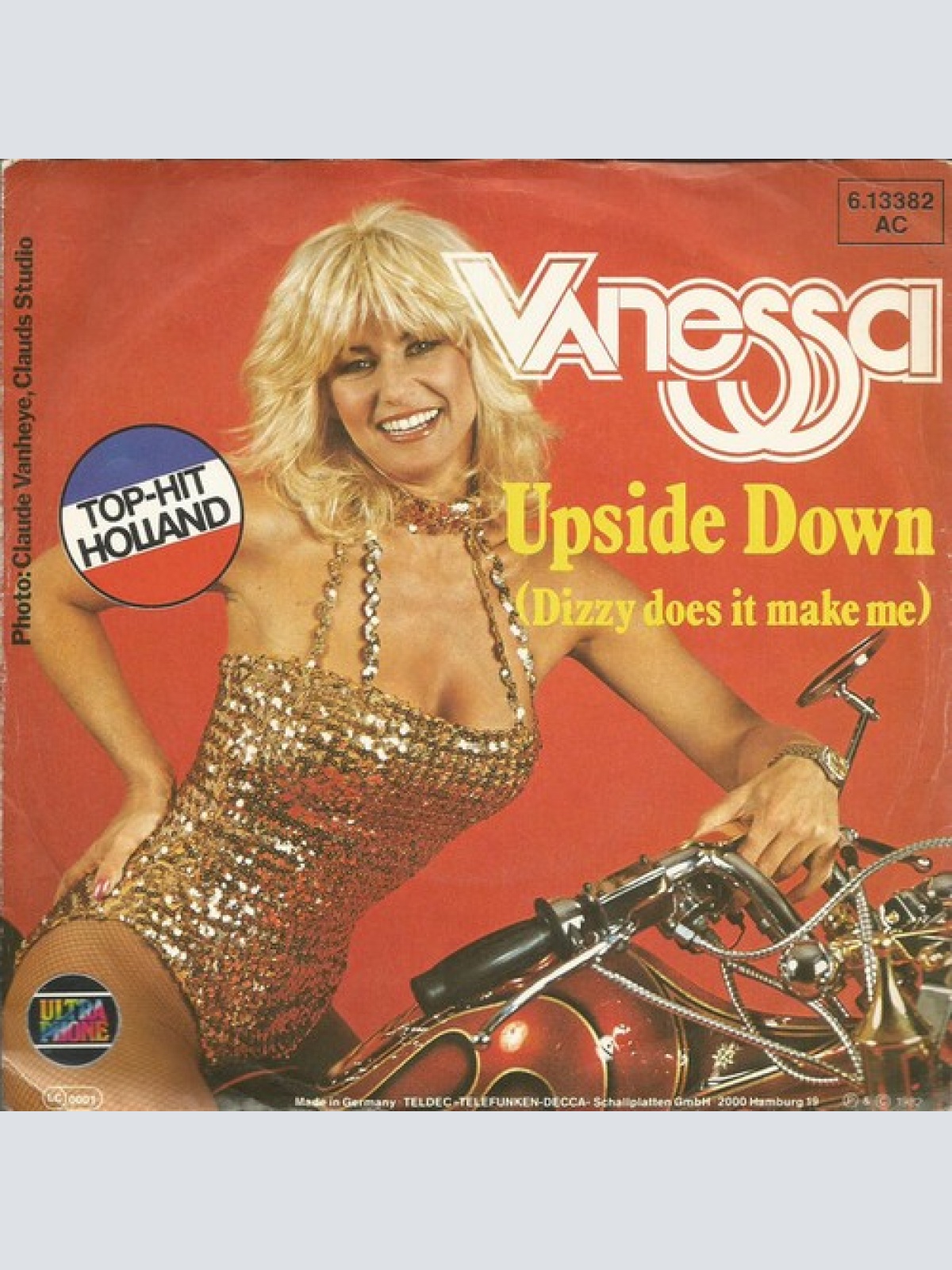 7", Single, Promo Vanessa (2) - Upside Down (Dizzy Does It Make Me)