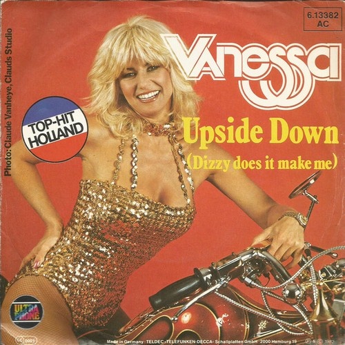 7", Single, Promo Vanessa (2) - Upside Down (Dizzy Does It Make Me)